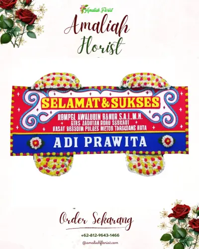 Karangan Bunga Ucapan Selamat di Landih